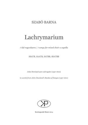 Szabó Barna: Lachrymarium