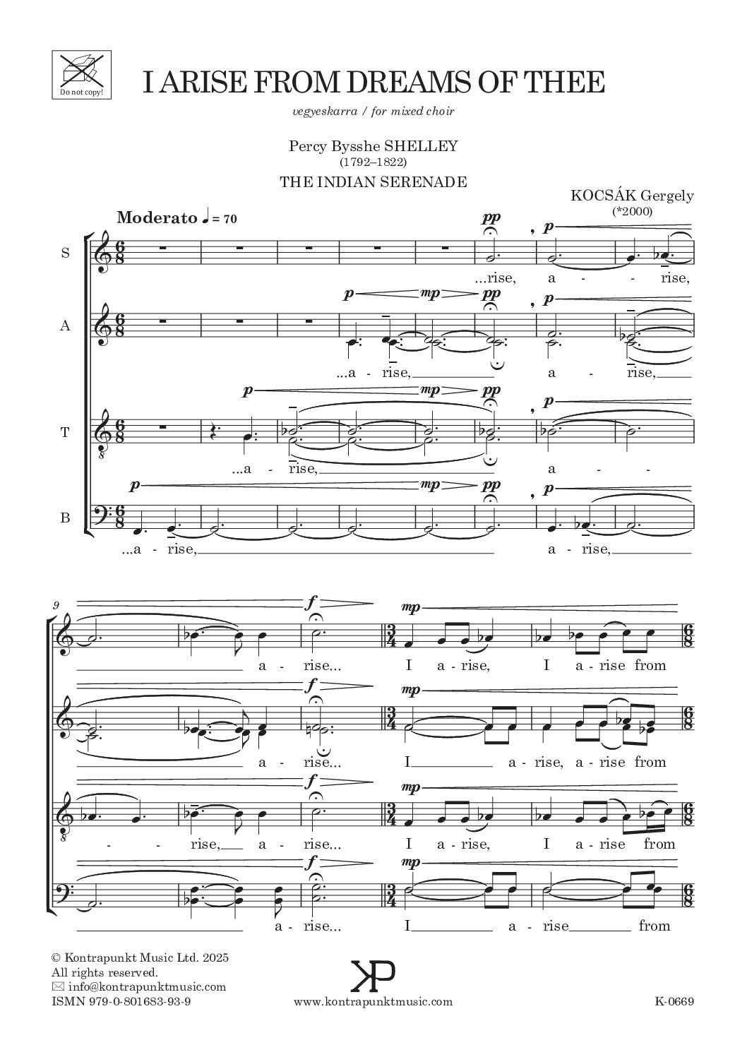 Kocsák Gergely: I Ariese from Dreams of Thee