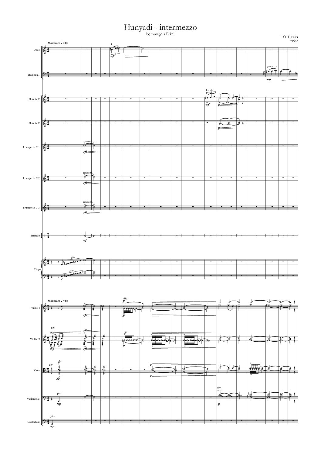 Péter Tóth: Hunyadi-intermezzo