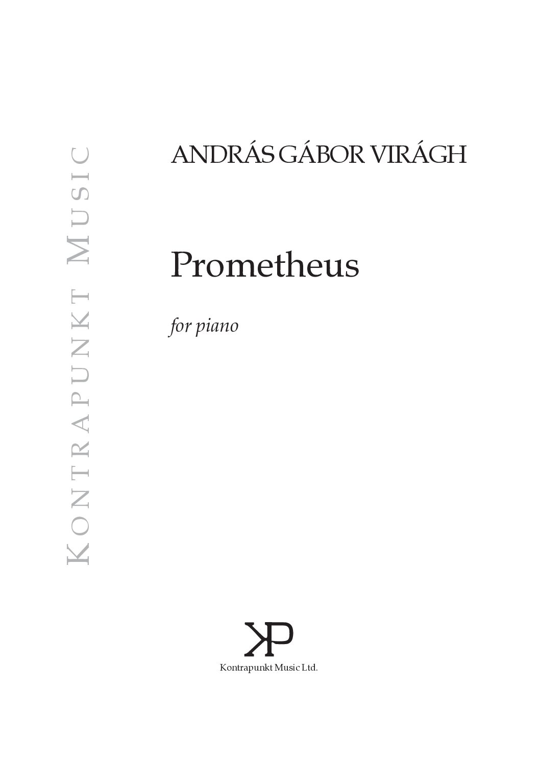 Virágh András Gábor: Prometheus - for piano